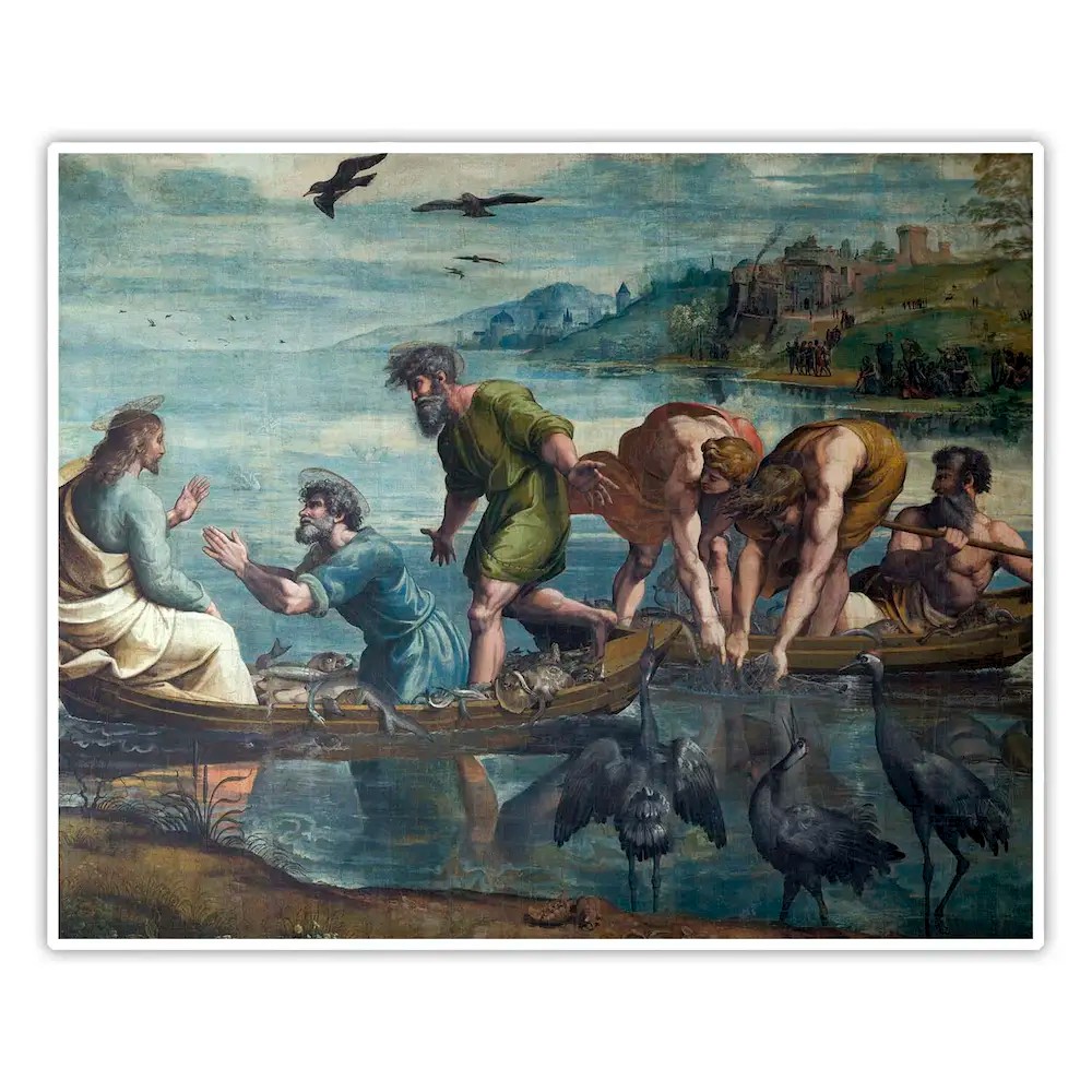 Mucizevi Balık Avı - Raphael Poster