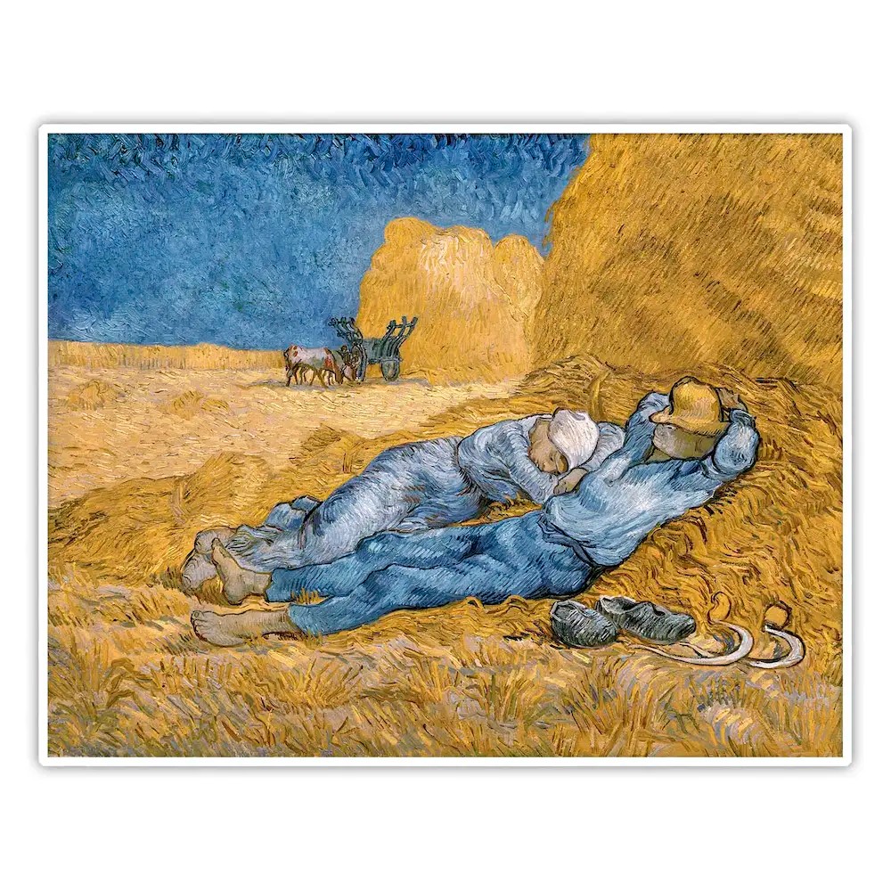 Öğle Uykusu - Vincent van Gogh Poster