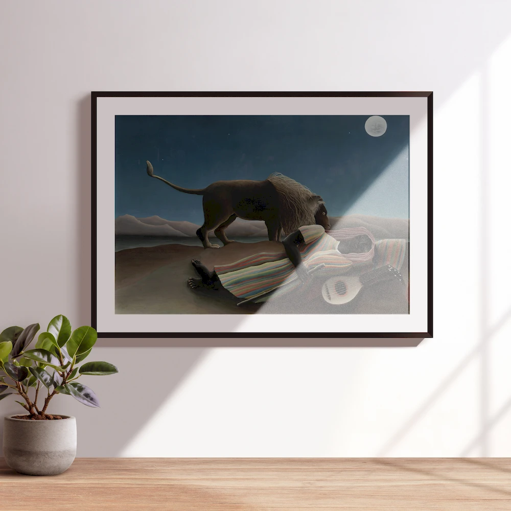 Uyuyan Çingene - Henri Rousseau Poster