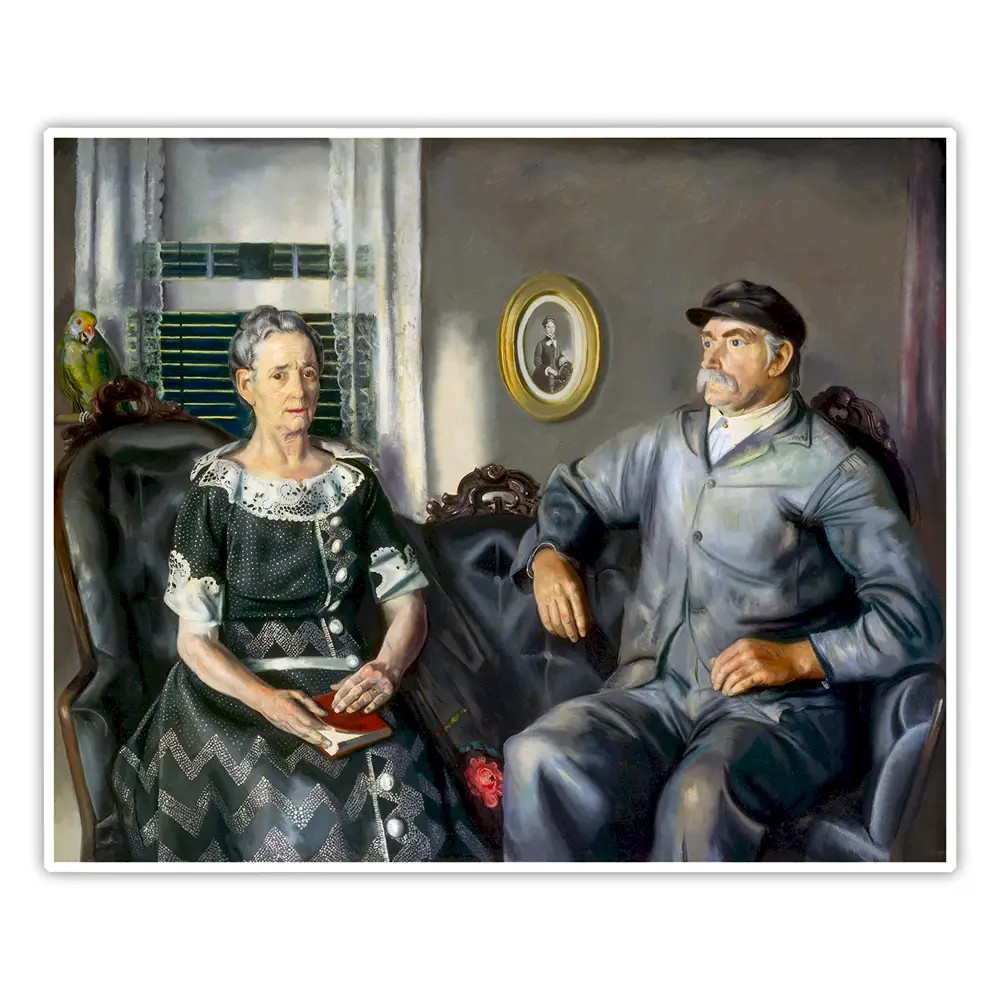 Bay ve Bayan Philip Wase Portresi - George Bellows Poster