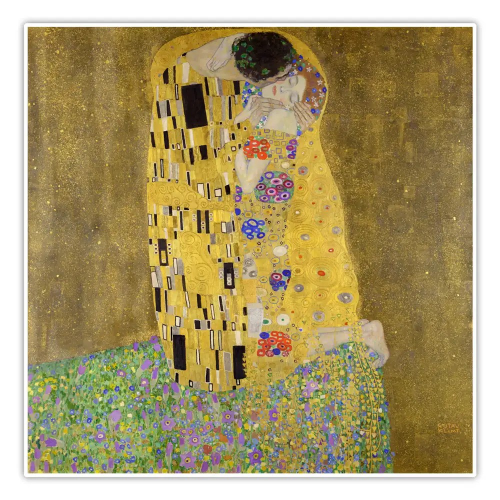 Öpücük - Gustav Klimt Poster