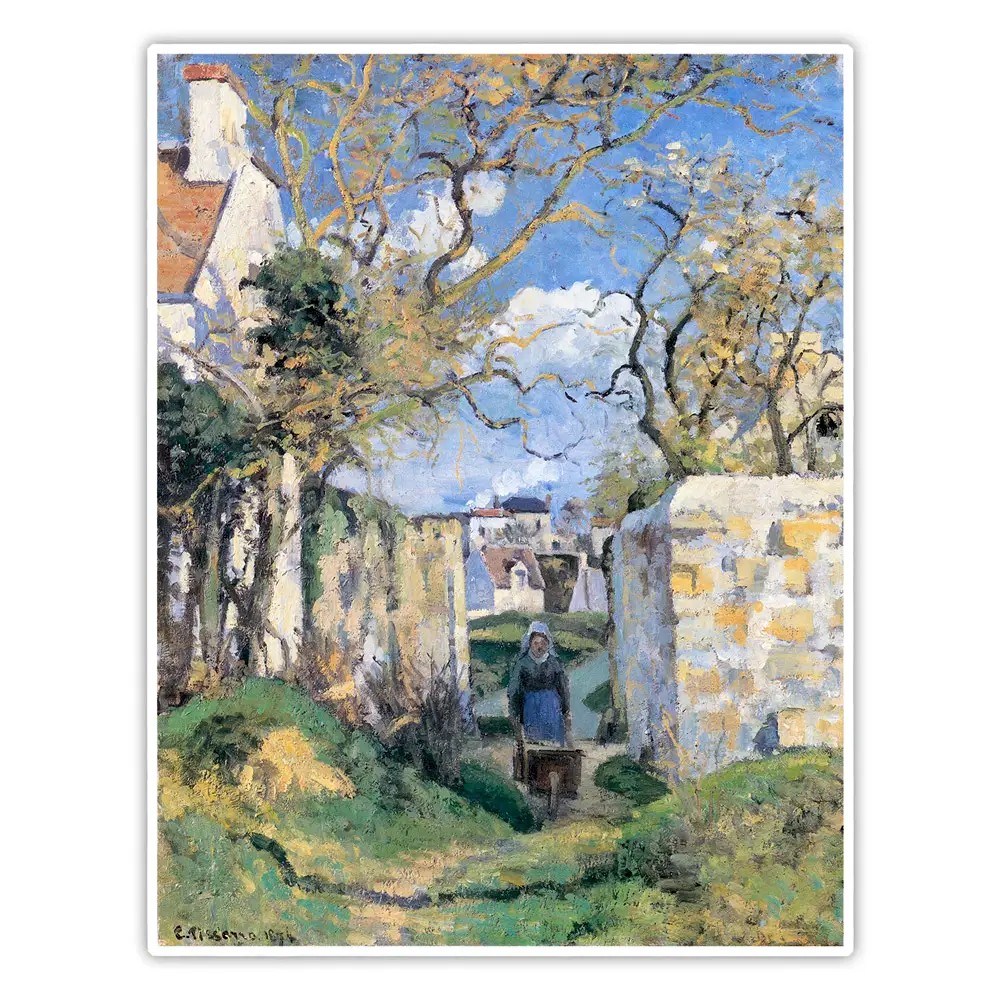 Pontoise'dan Manzara - Camille Pissarro Poster
