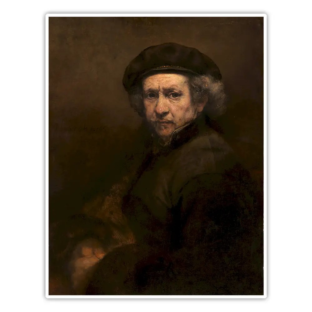 Otoportre - Rembrandt van Rijn Poster