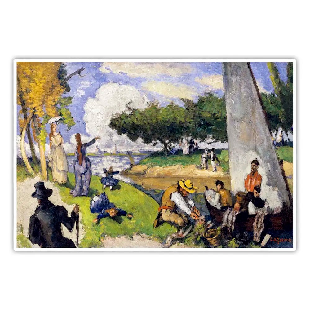 Balıkçılar - Paul Cézanne Poster
