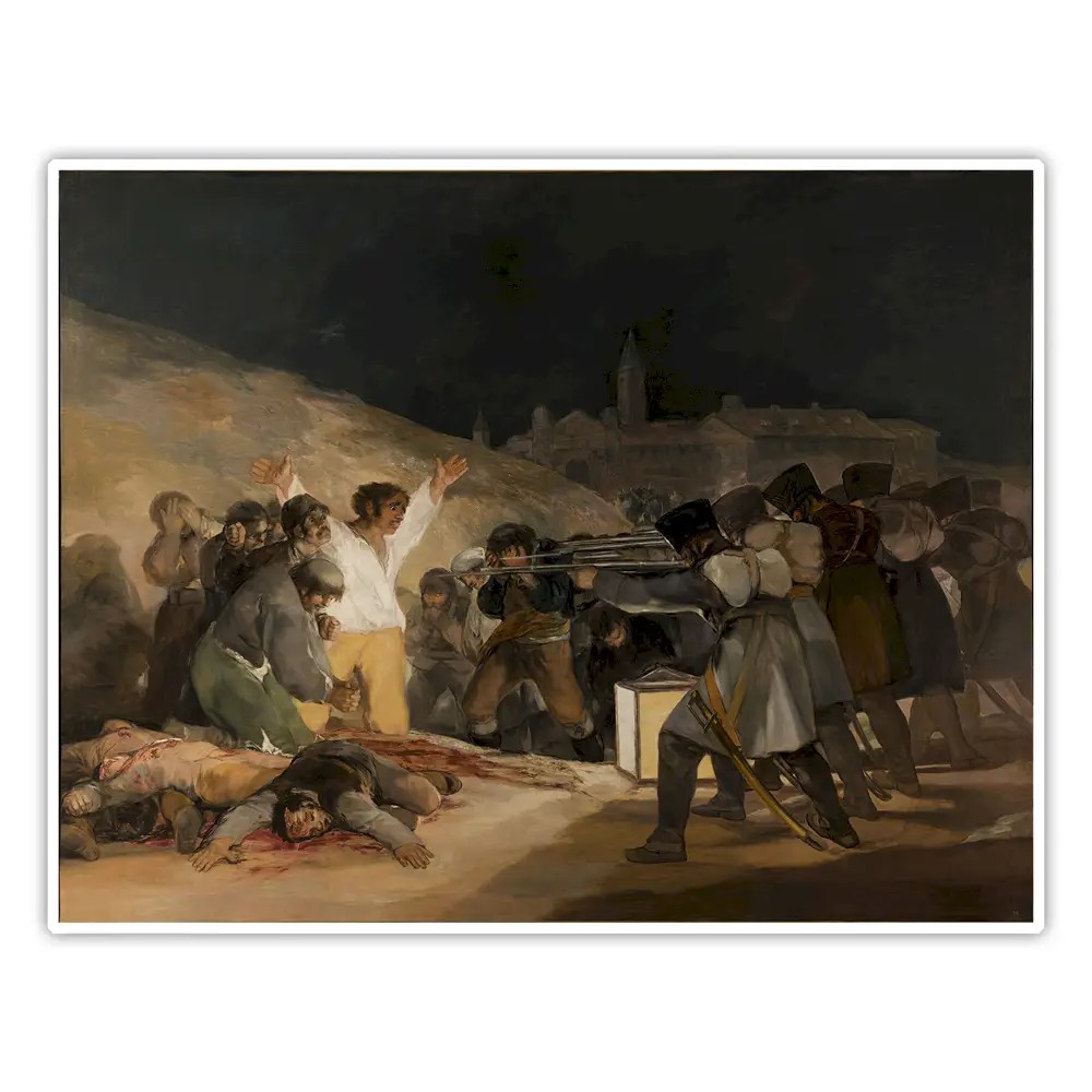 3 Mayıs 1808" (Madrid'de Kurşuna Dizilenler) - Francisco de Goya Poster