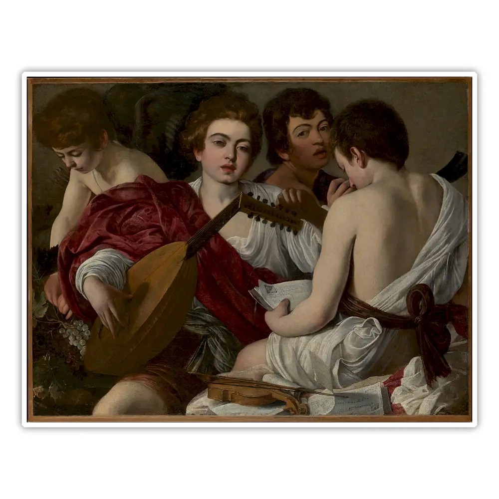 Müzisyenler - Caravaggio Poster