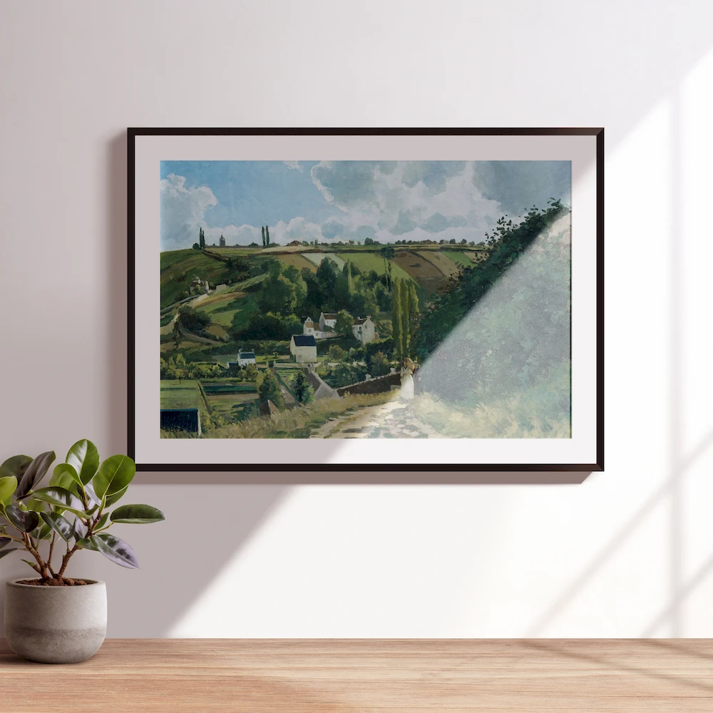 Jalais Tepesi, Pontoise - Camille Pissarro Poster