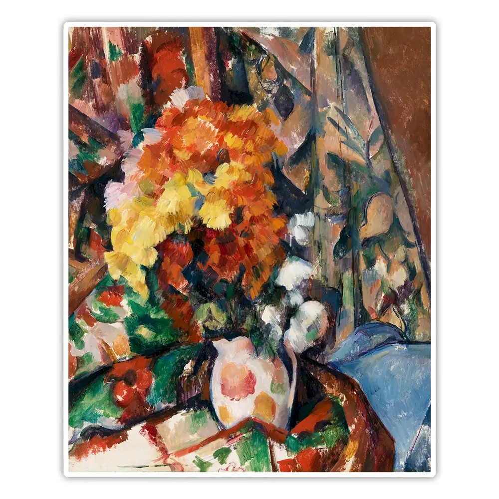 Çiçekli Vazo - Paul Cézanne Poster
