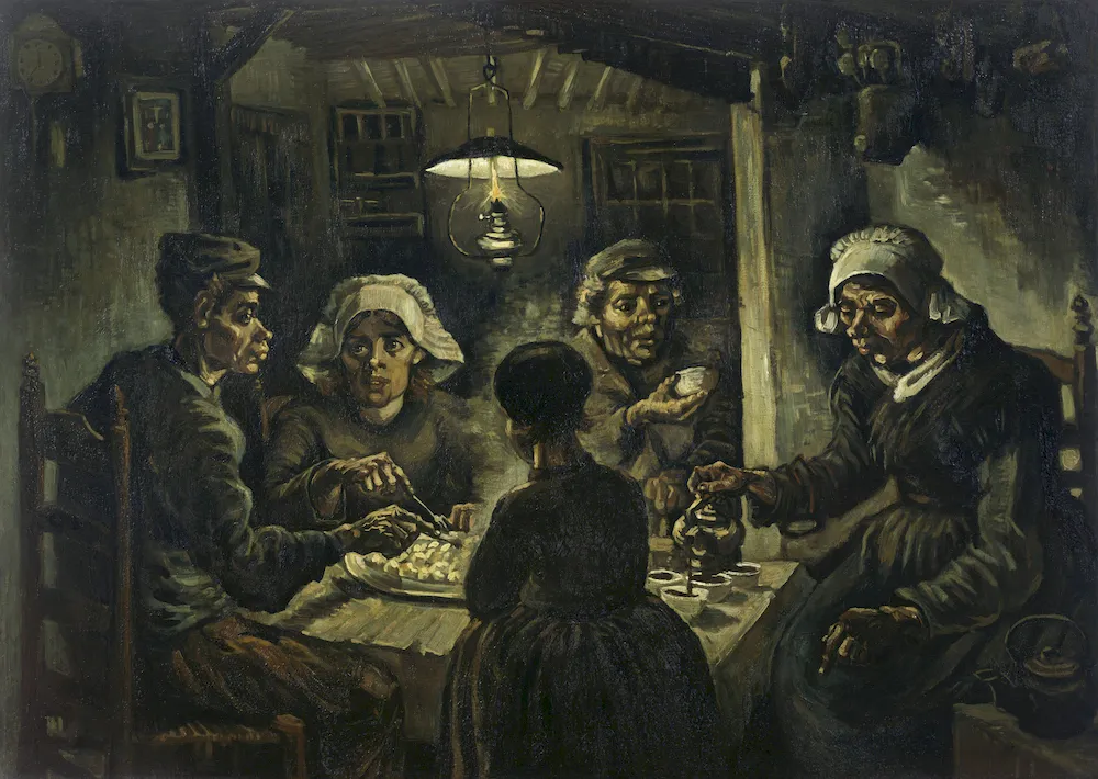 Patates Yiyenler - Vincent Van Gogh Poster