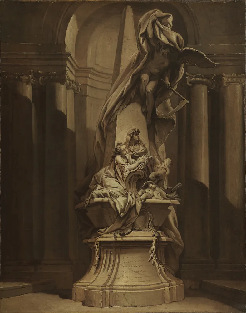 Mignard Anıtı - François Boucher Poster