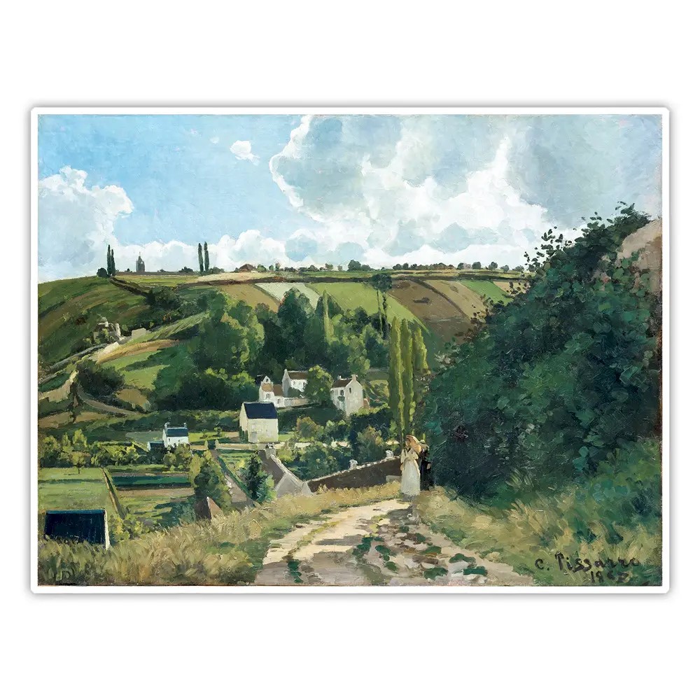 Jalais Tepesi, Pontoise - Camille Pissarro Poster