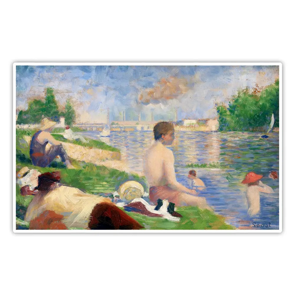 Asnières’de Yıkananlar - Georges Seurat Poster