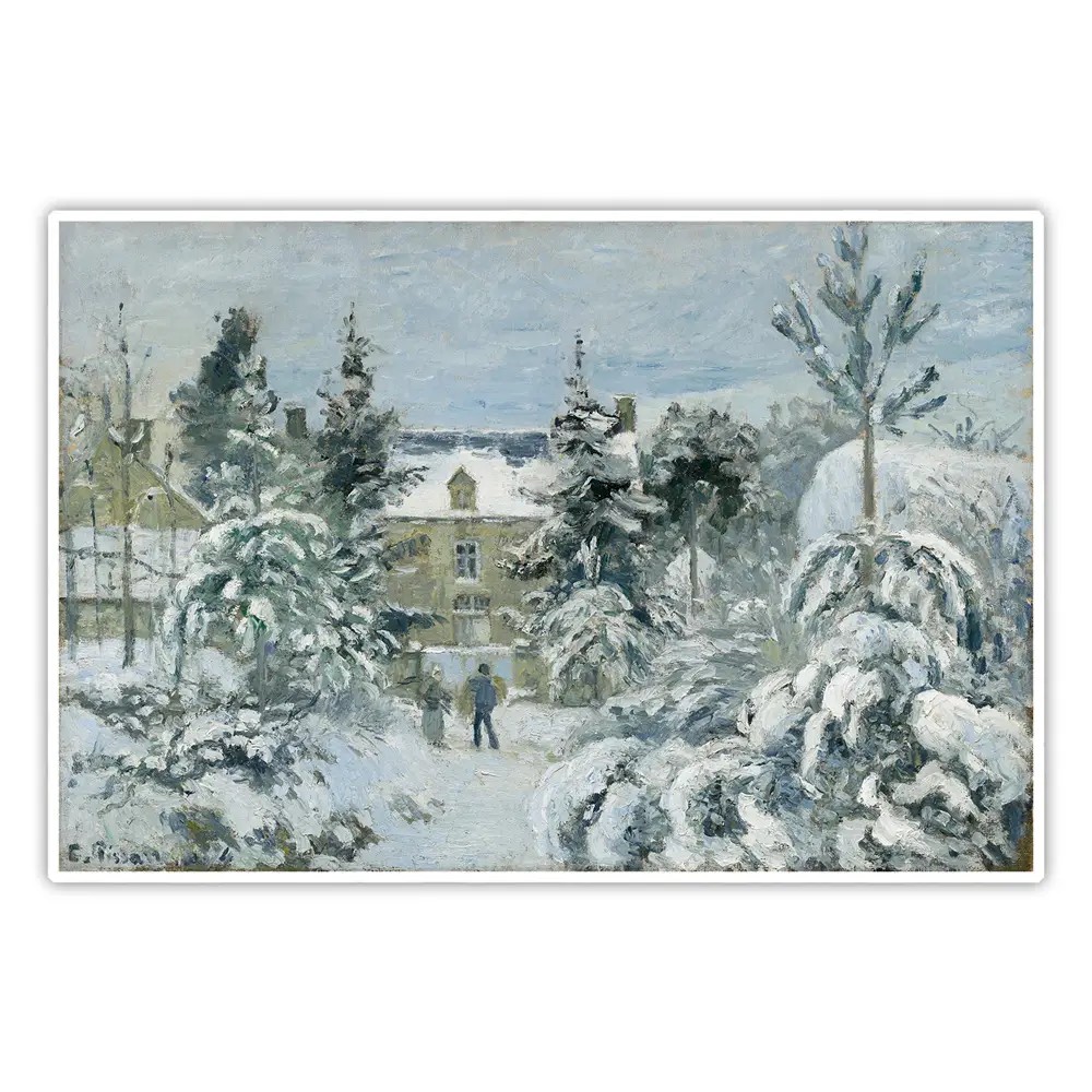Montfoucault'daki Piette'in Evi - Camille Pissarro Poster