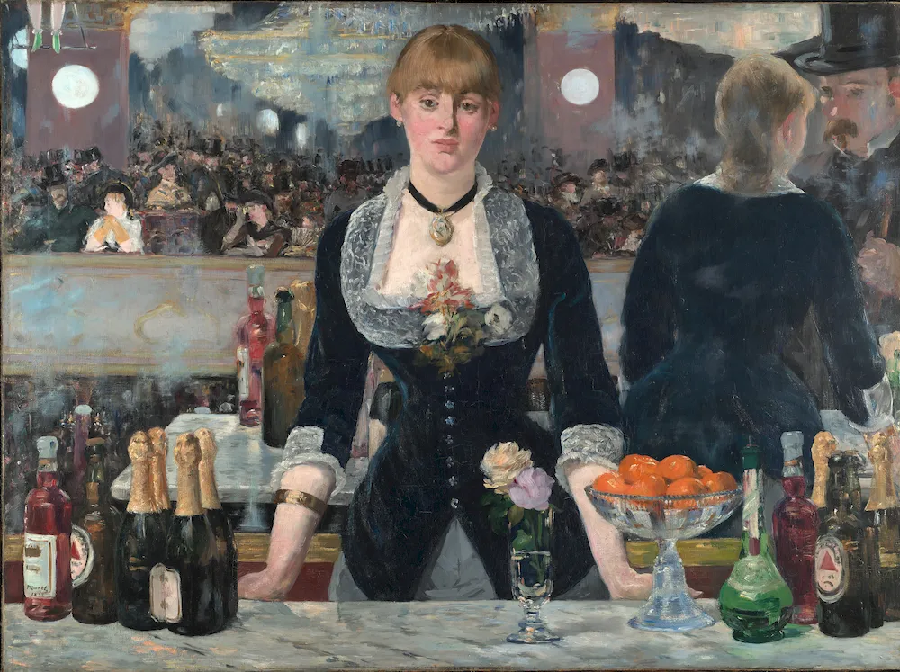 Folies-Bergère'de Bir Bar - Edouard Manet Poster