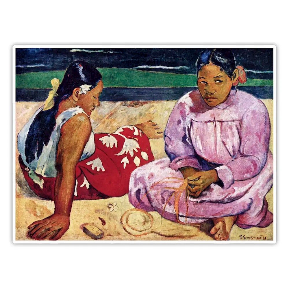 Tahitili Kadınlar - Paul Gauguin Poster