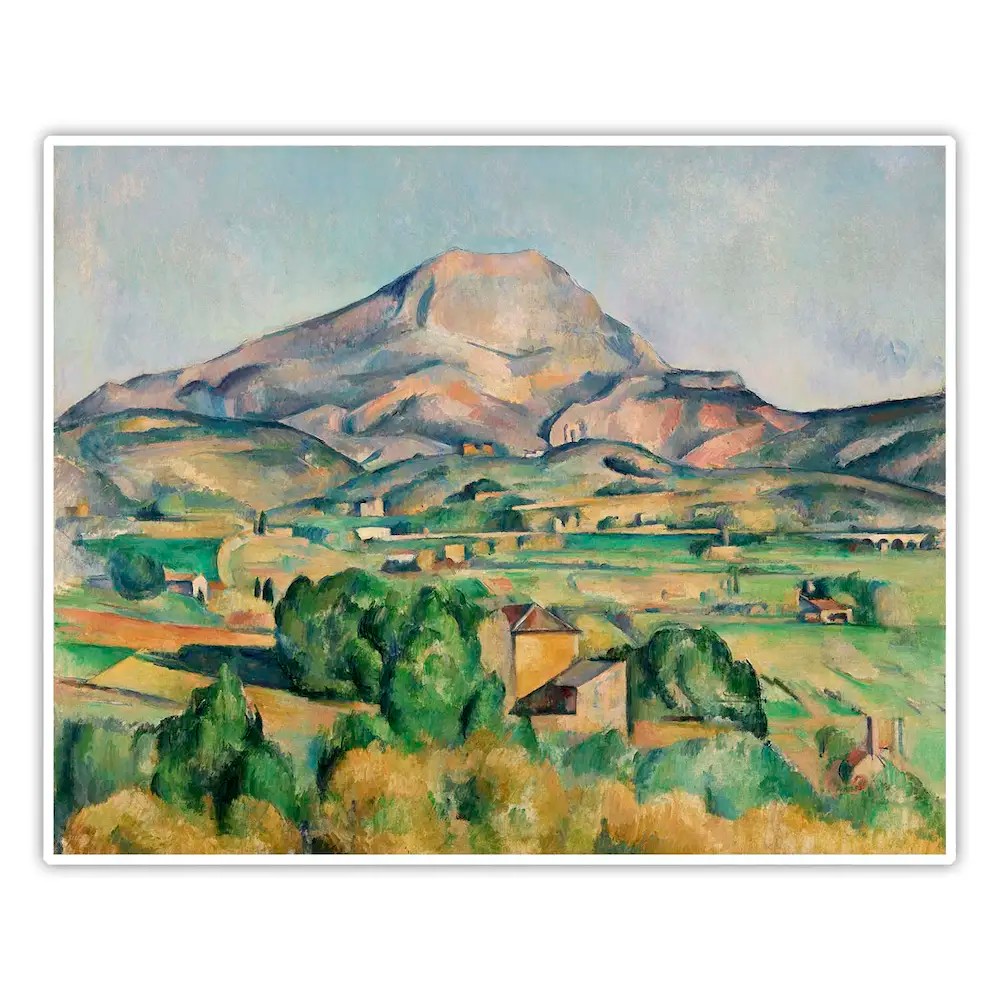 Bellevue'den Görünen Sainte-Victoire Dağı - Paul Cézanne Poster