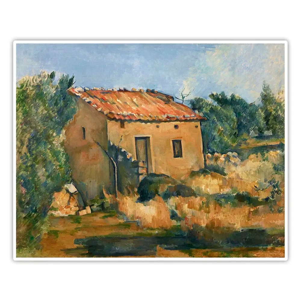 Aix-en-Provence Yakınlarında Terk Edilmiş Ev - Paul Cézanne Poster