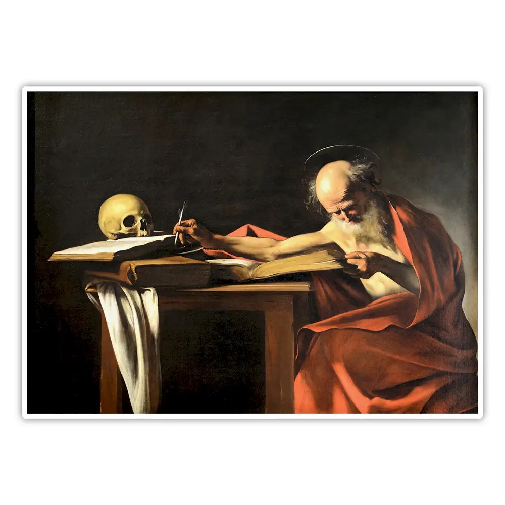 Aziz Hieronymus Yazarken - Caravaggio Poster