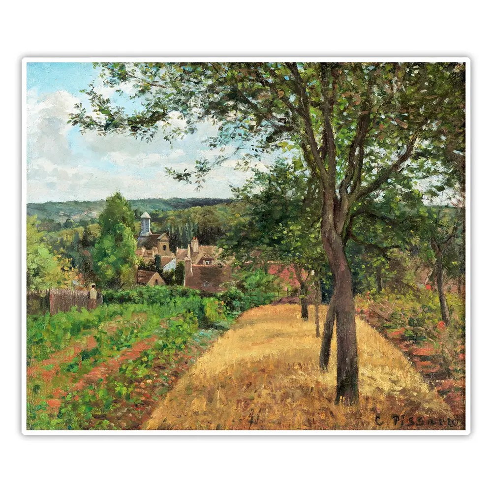 Louveciennes'deki Meyve Bahçeleri - Camille Pissarro Poster