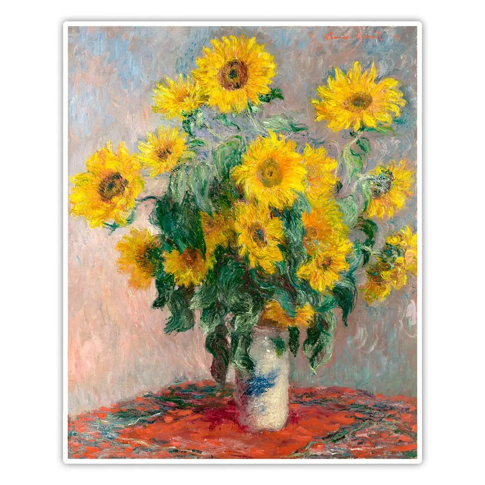 Ayçiçeği Buketi - Claude Monet Poster 
