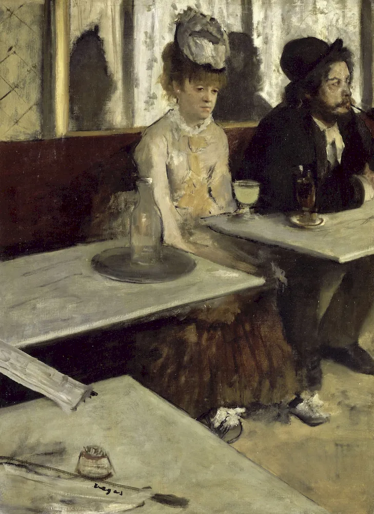 Absent İçenler - Edgar Degas Poster