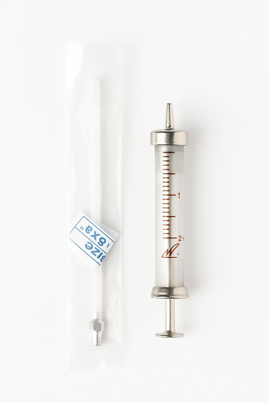 2ML Metal Gövdeli Şırınga