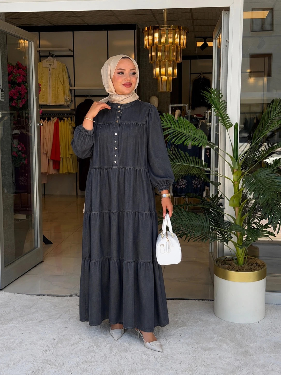 5422 OTTO TENCEL ELBİSE
