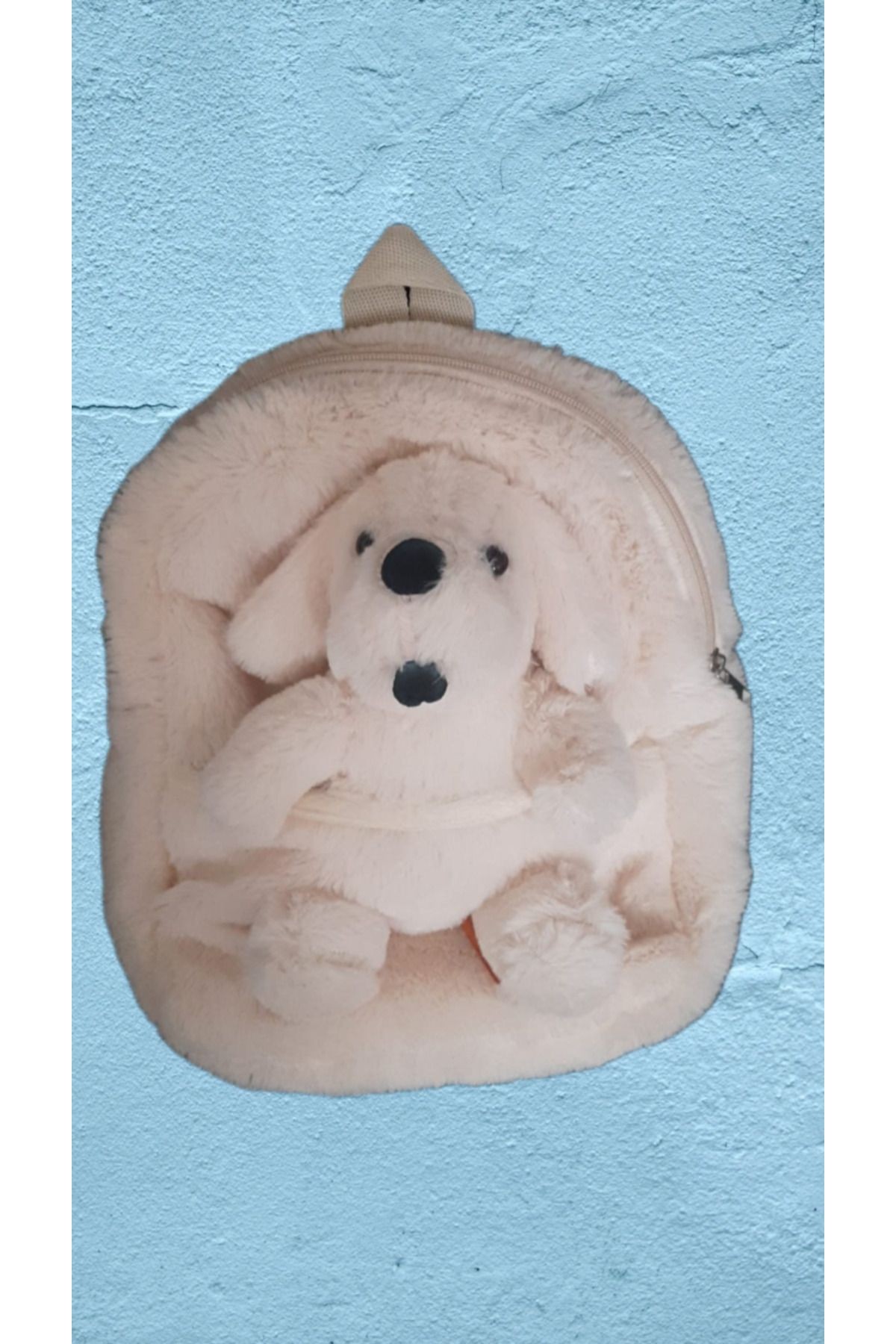 KÖPEK PELUŞ ÇANTA (SIRT ASKILI)