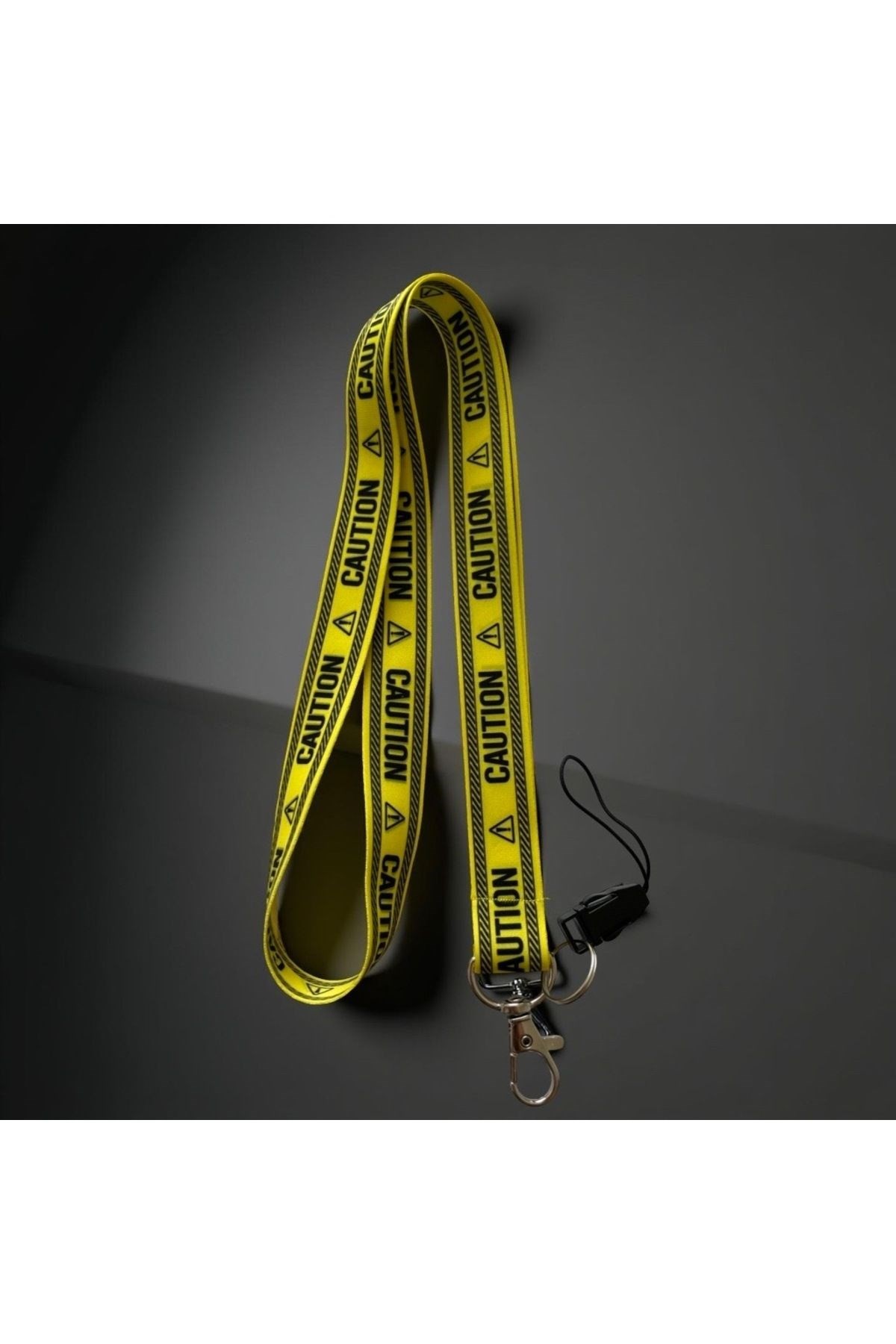 Caution Dikkat Boyun ipi Personel Kart Askı ipi