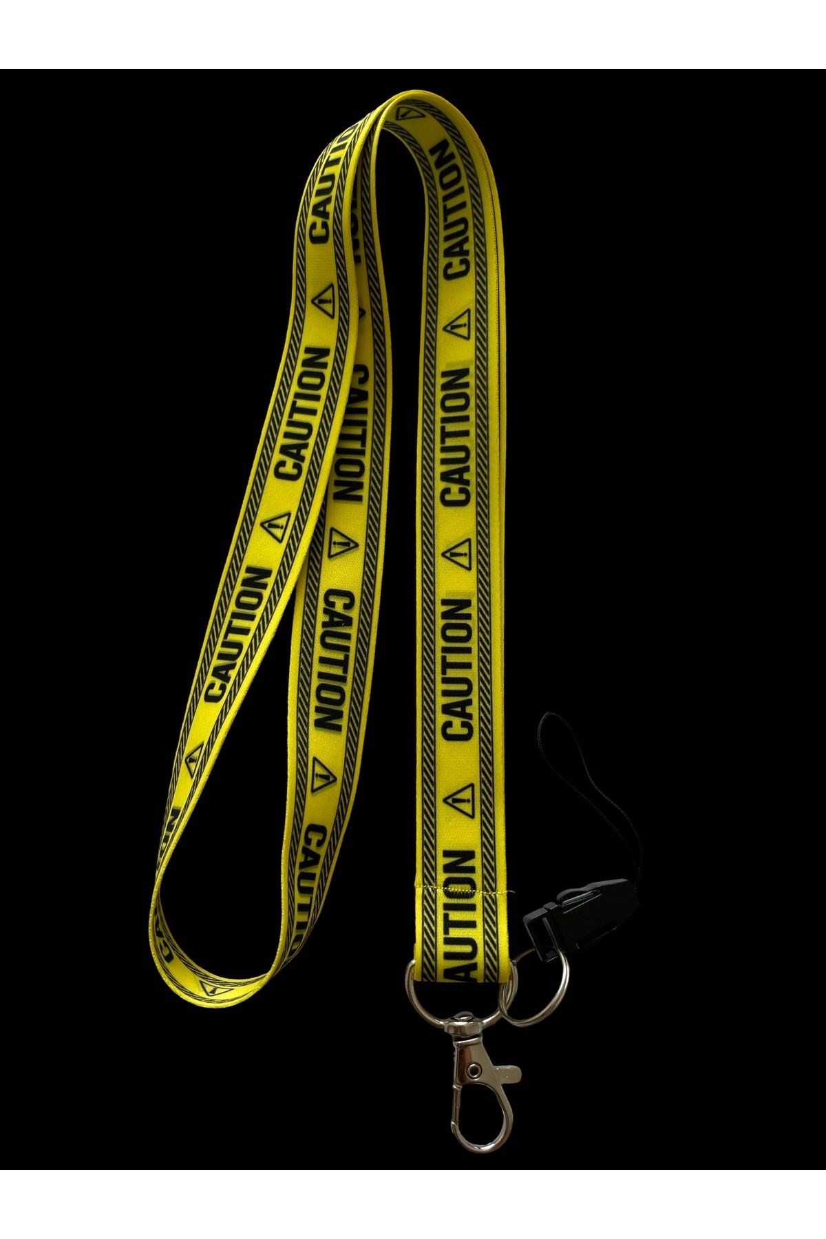 Caution Dikkat Boyun ipi Personel Kart Askı ipi