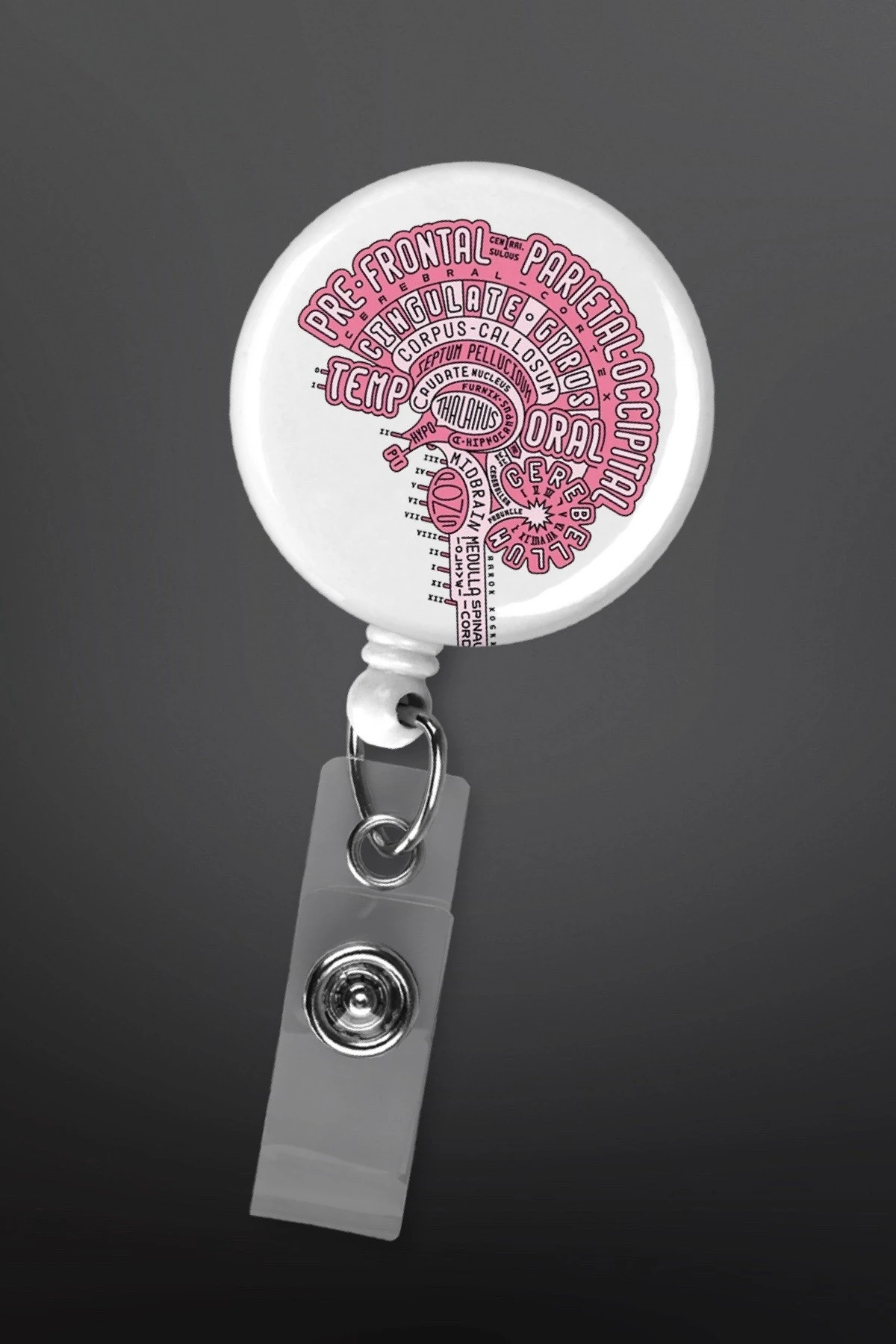 Cortex Beyin Pre Frontal Damla Yoyo Yaka Kartı