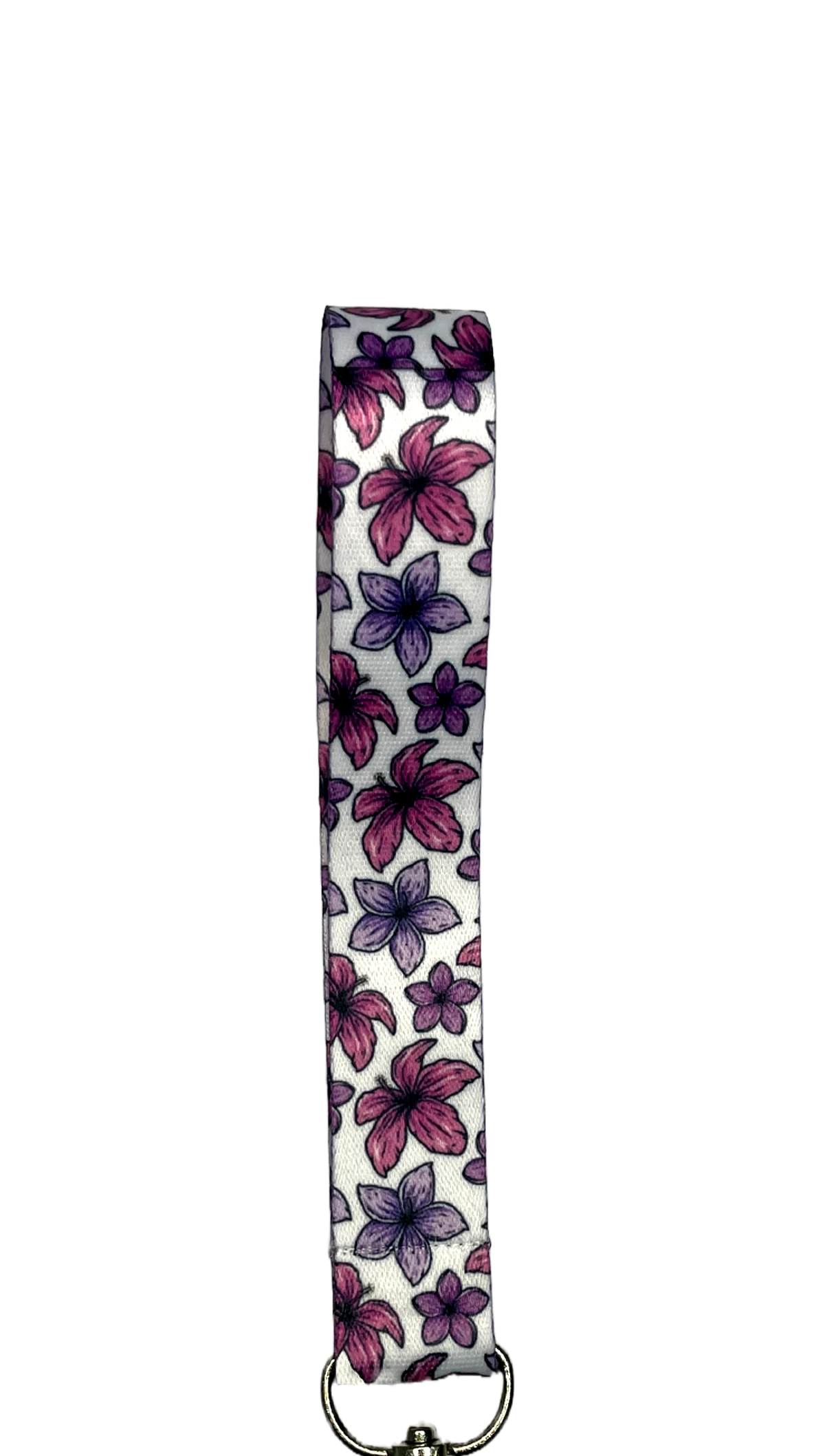 Mor Çiçek Anahtarlık ve Çanta Aksesuarı