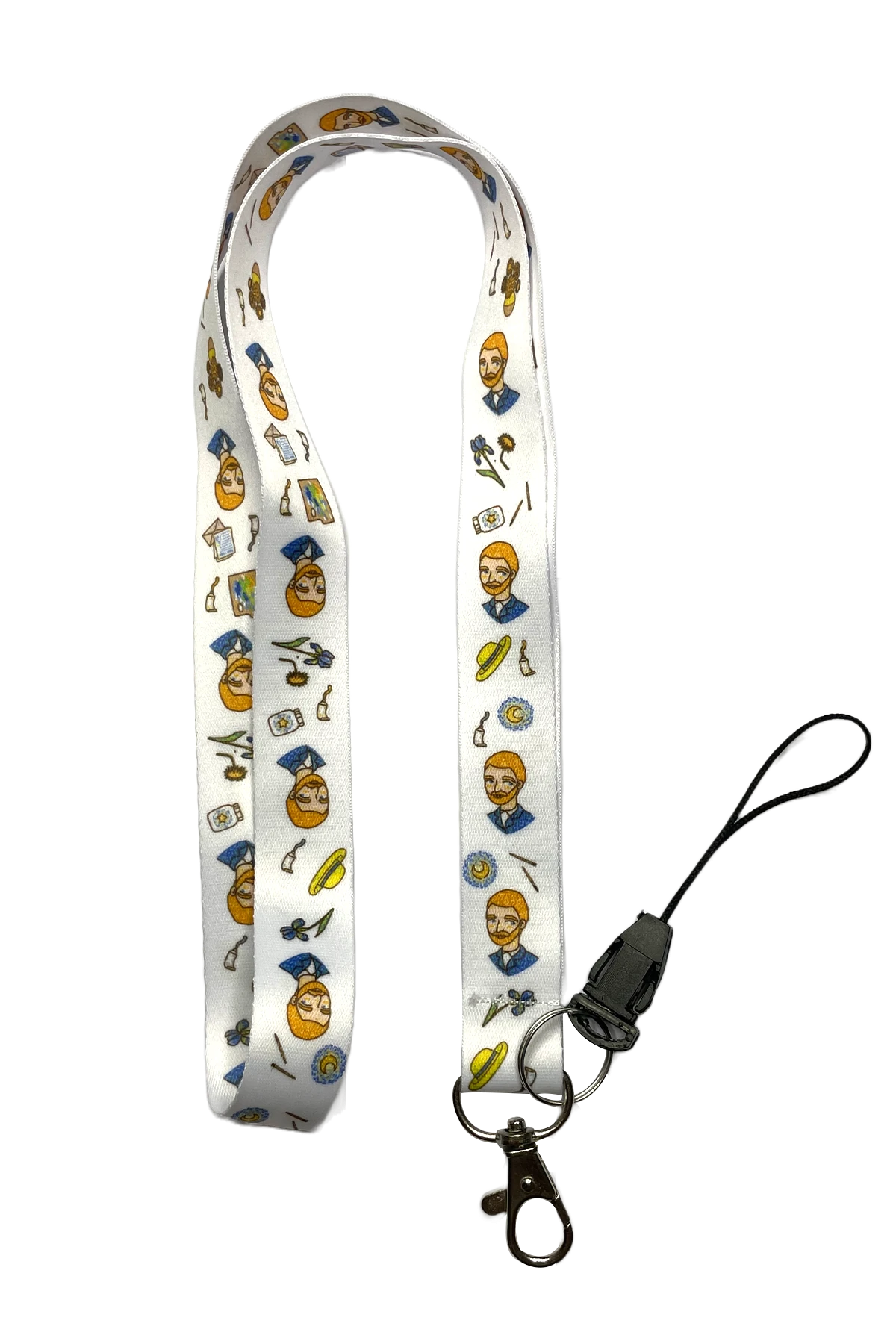 Çizim Van Gogh Boyun ipi Telefon Askısı