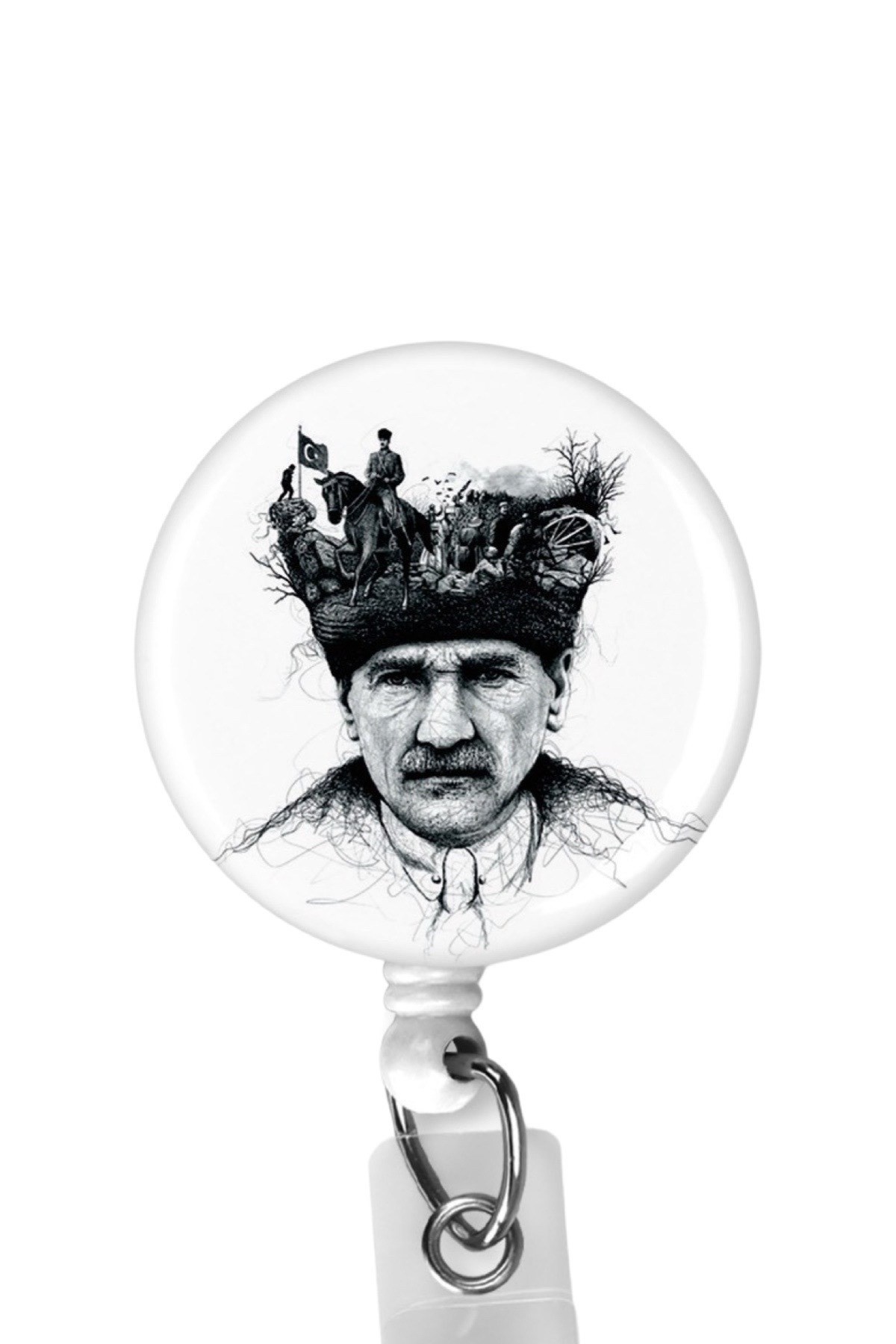 Büyük Atatürk Damla Yoyo Yaka Kartlığı