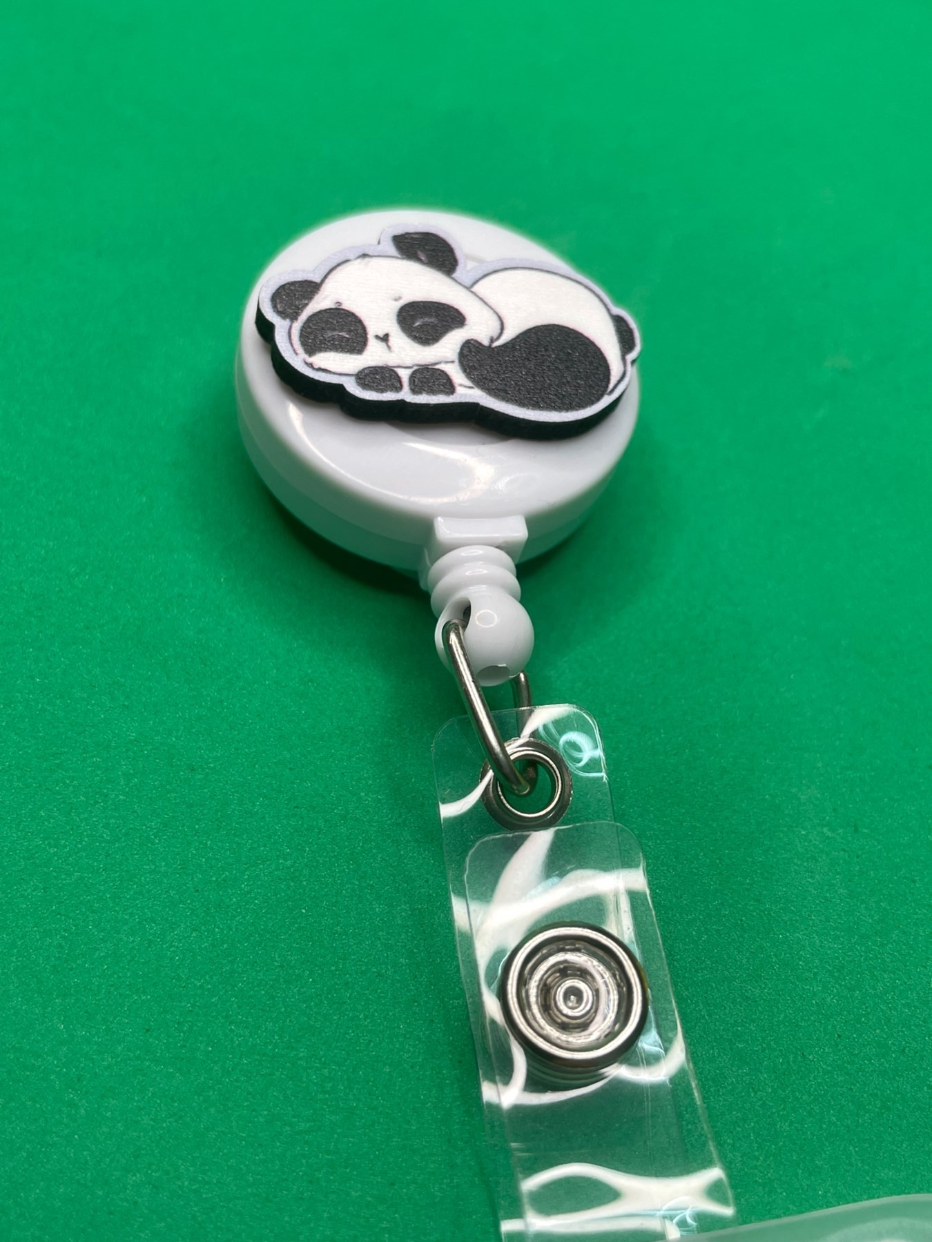 Uyuyan Panda Yoyo Yaka Kartlığı Kart Tutucu