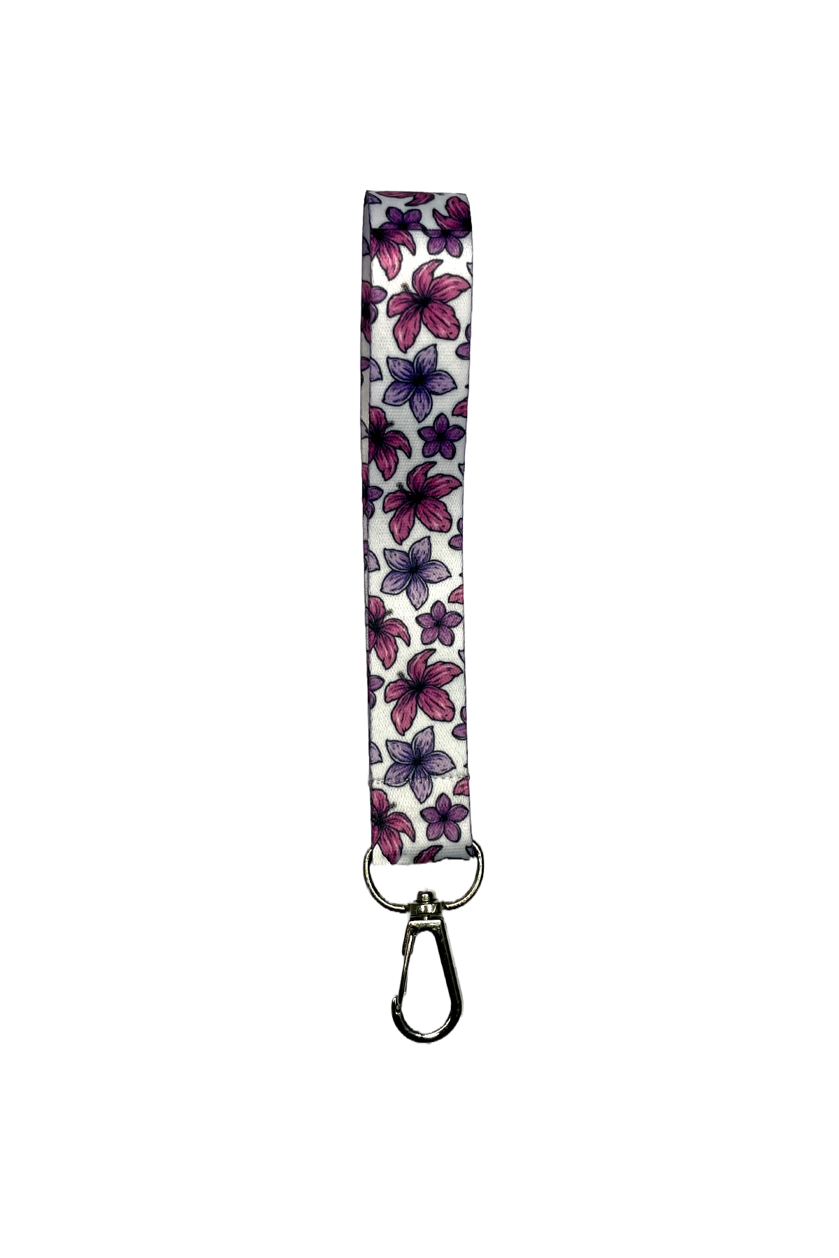 Mor Çiçek Anahtarlık ve Çanta Aksesuarı