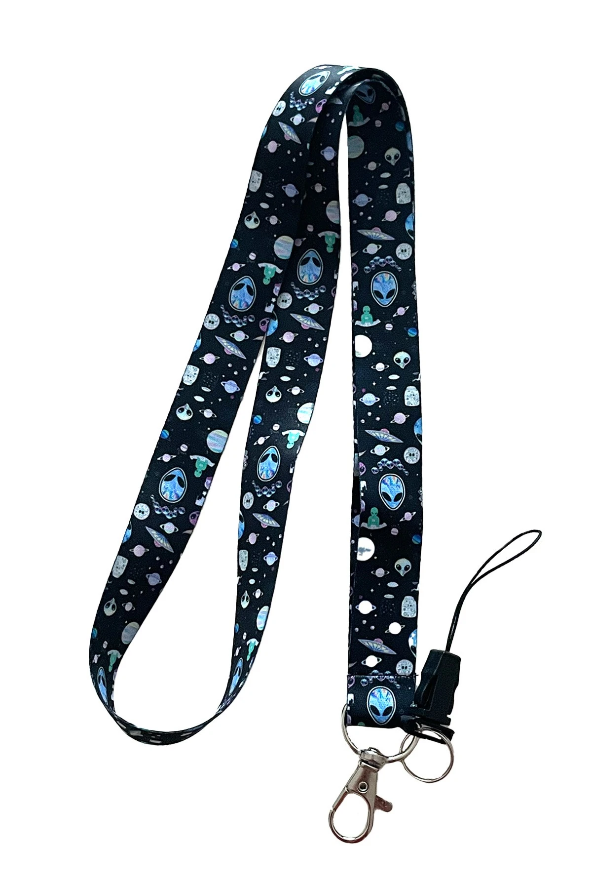 Uzaylı Galaksi Boyun ipi Telefon Askısı