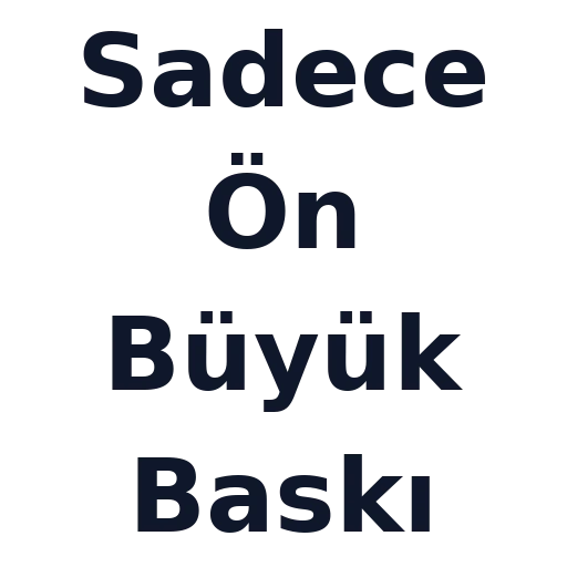 Sadece Ön Büyük Baskı thumbnail image