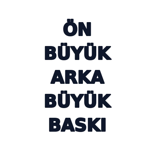 Ön Büyük Arka Büyük Baskı thumbnail image