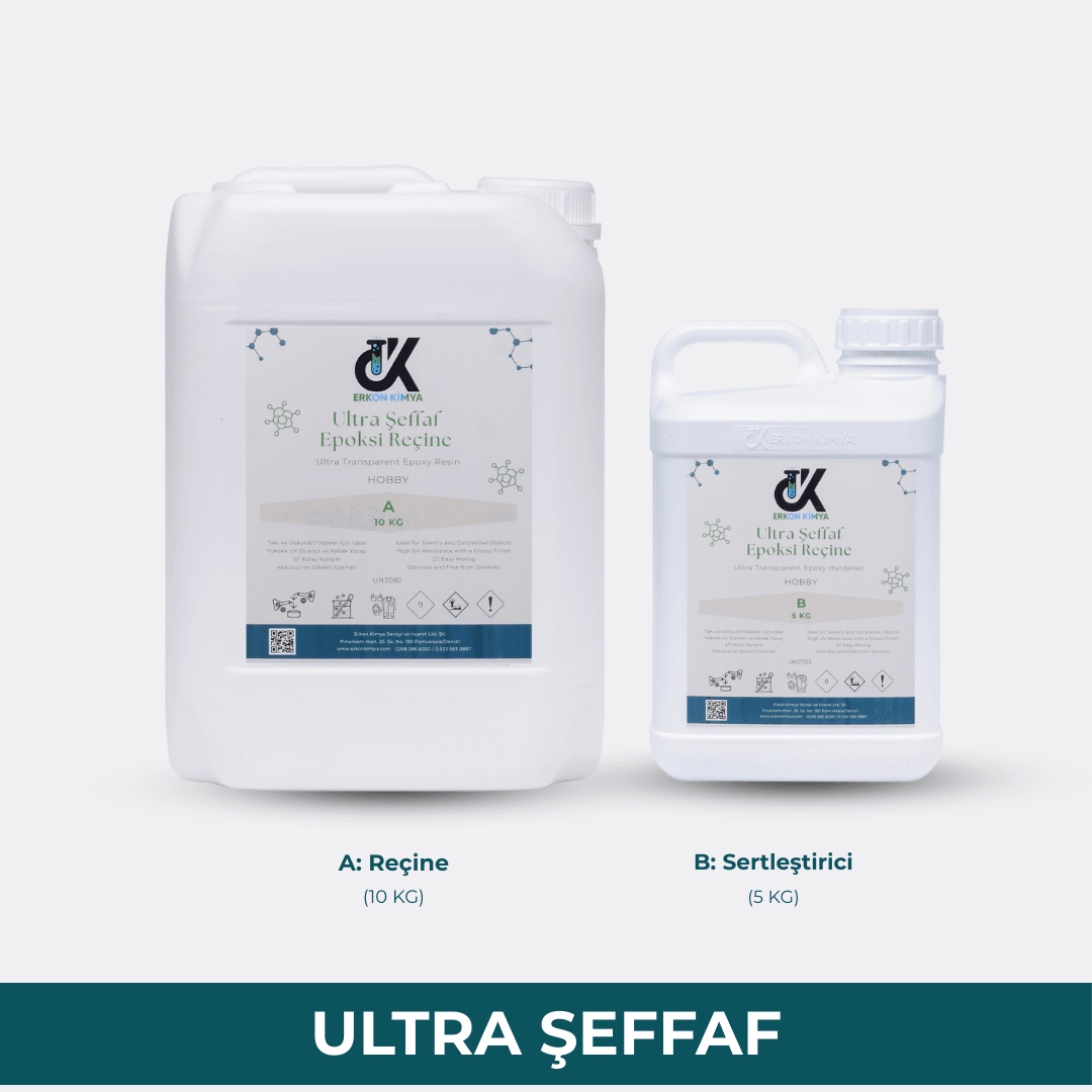 Ultra Şeffaf Hobby Epoksi - 15 KG