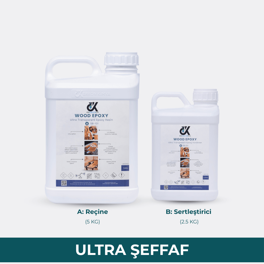 Wood Epoxy SB101 3 cm İnce Döküm - 7.5 KG