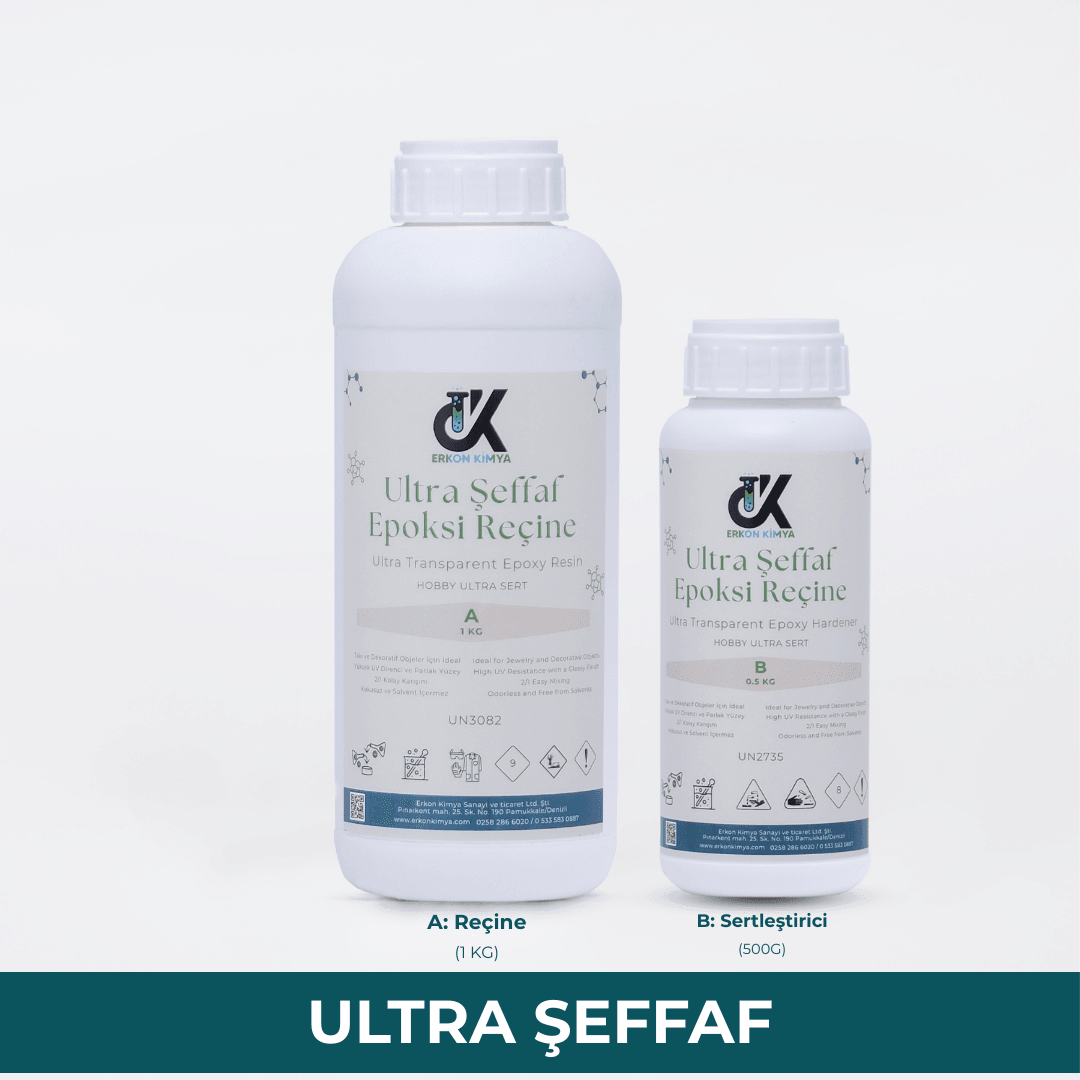 ULTRA ŞEFFAF ULTRA SERT Hobby Epoxy - 1,5 KG