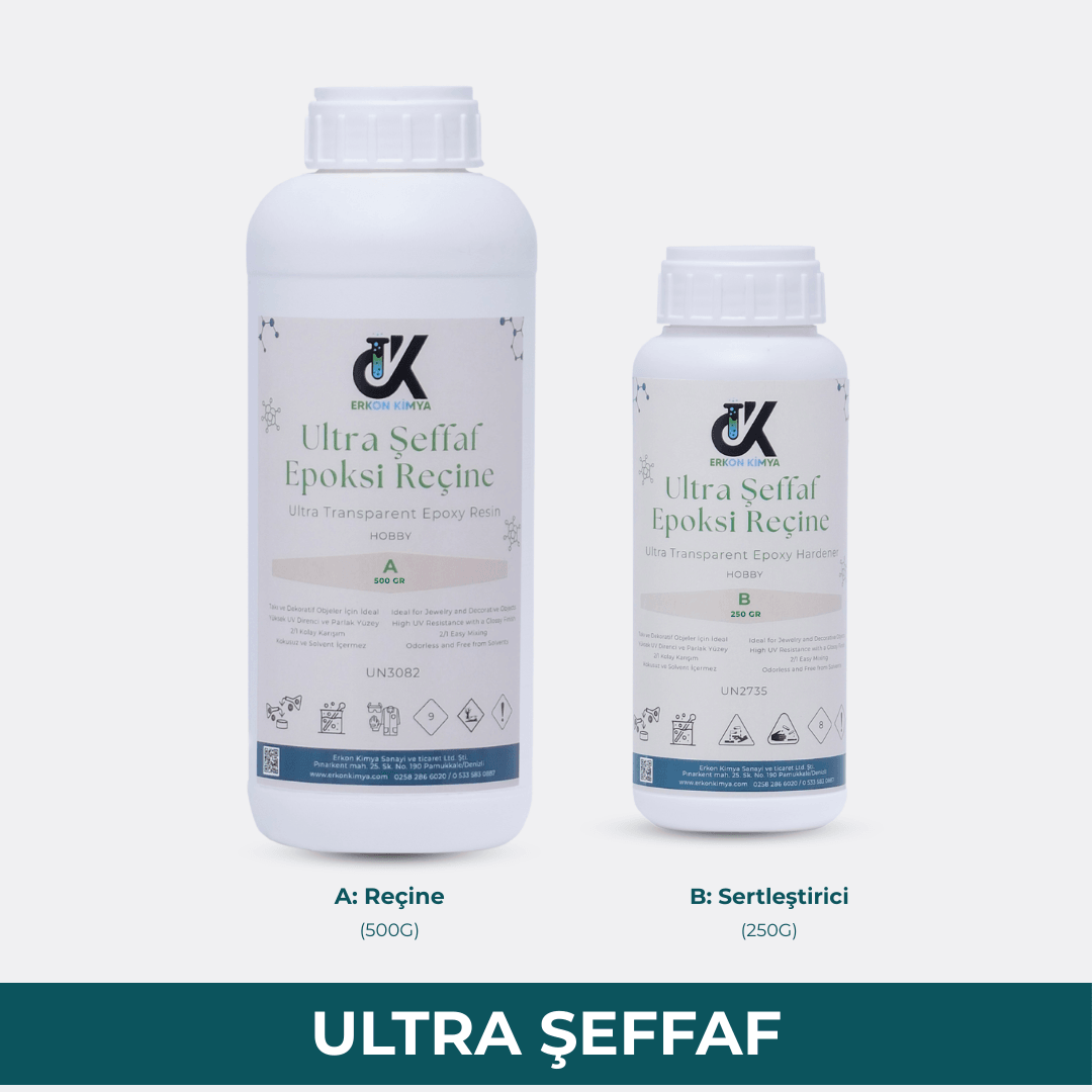 Ultra Şeffaf Hobby Epoksi - 750 gr