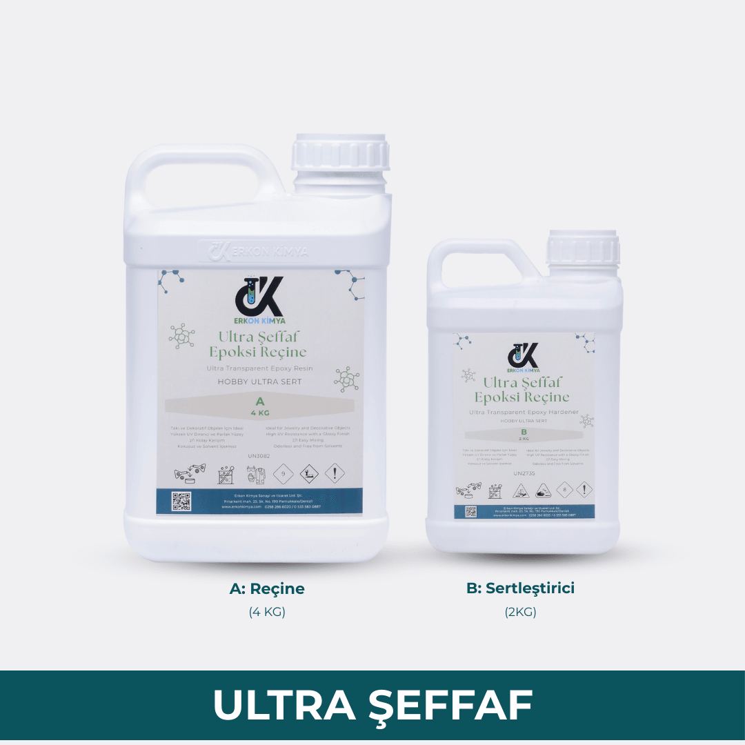 ULTRA ŞEFFAF ULTRA SERT Hobby Epoxy - 6 KG