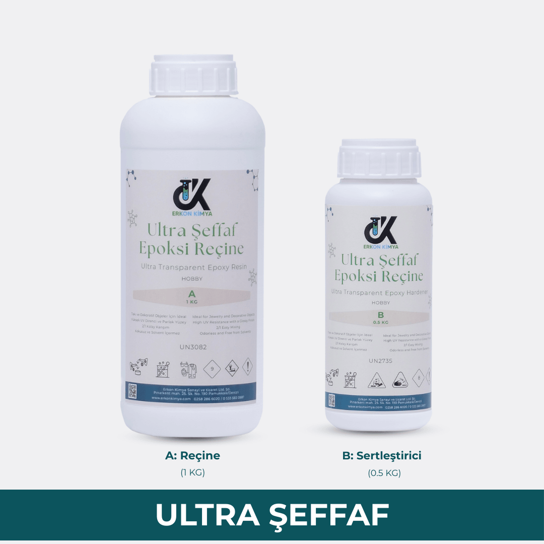 Ultra Şeffaf Hobby Epoksi - 1.5 KG