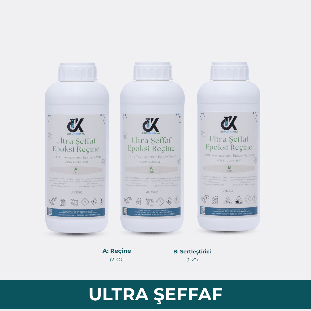 ULTRA ŞEFFAF ULTRA SERT Hobby Epoxy - 3 KG
