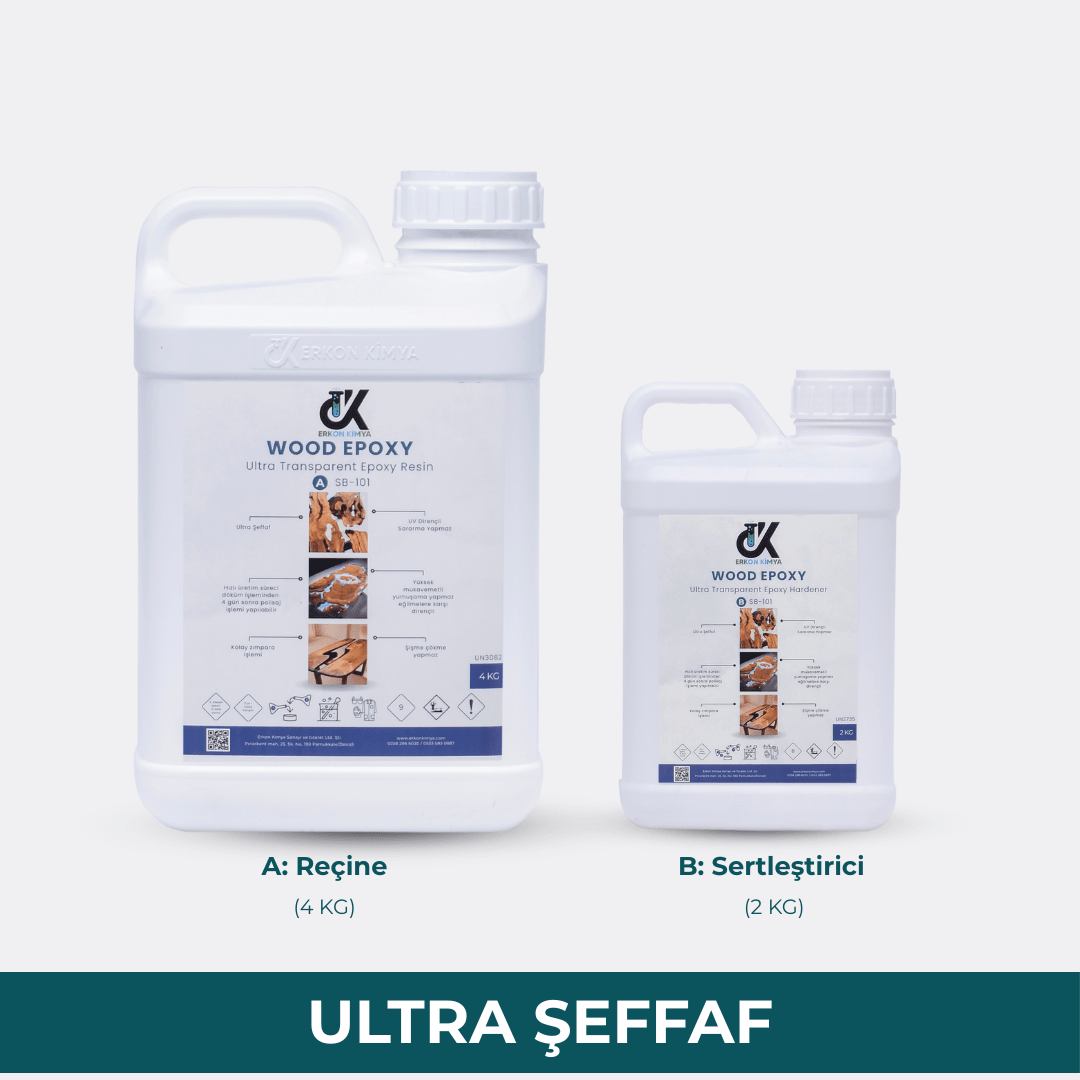 Wood Epoxy SB101 3 cm İnce Döküm - 6 KG