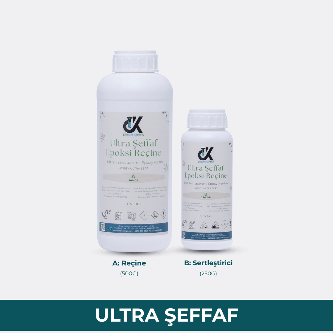 ULTRA ŞEFFAF ULTRA SERT Hobby Epoxy - 750 GR