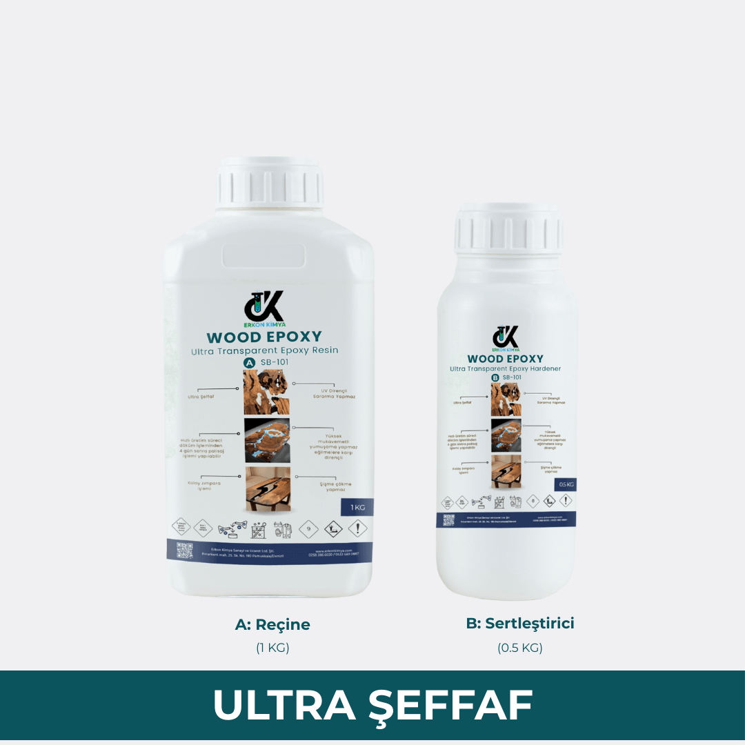 Wood Epoxy SB101 3 cm İnce Döküm - 1.5 KG