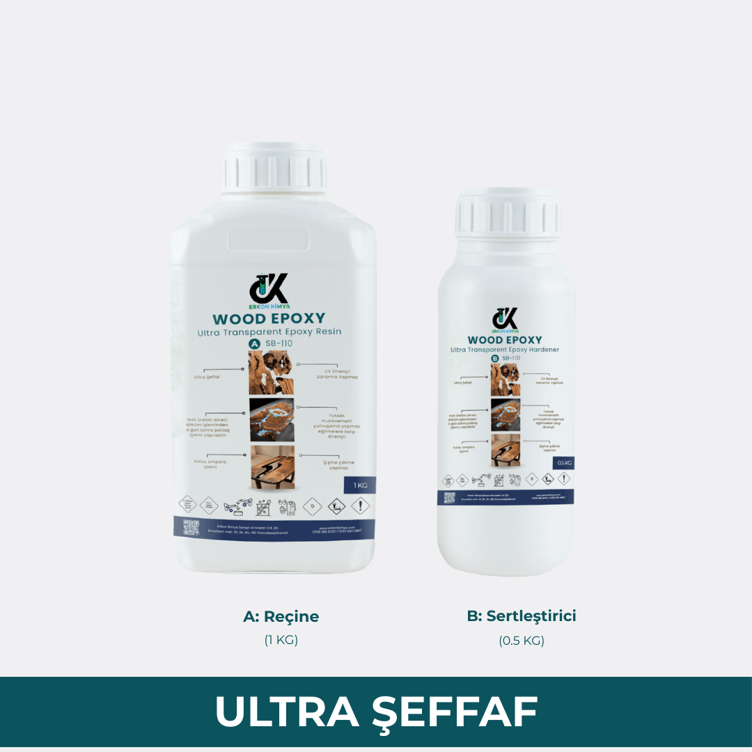 Wood Epoxy SB110 6 cm Kalın Döküm - 1.5 KG